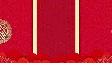 中式婚礼红色喜庆图文相册视频的预览图